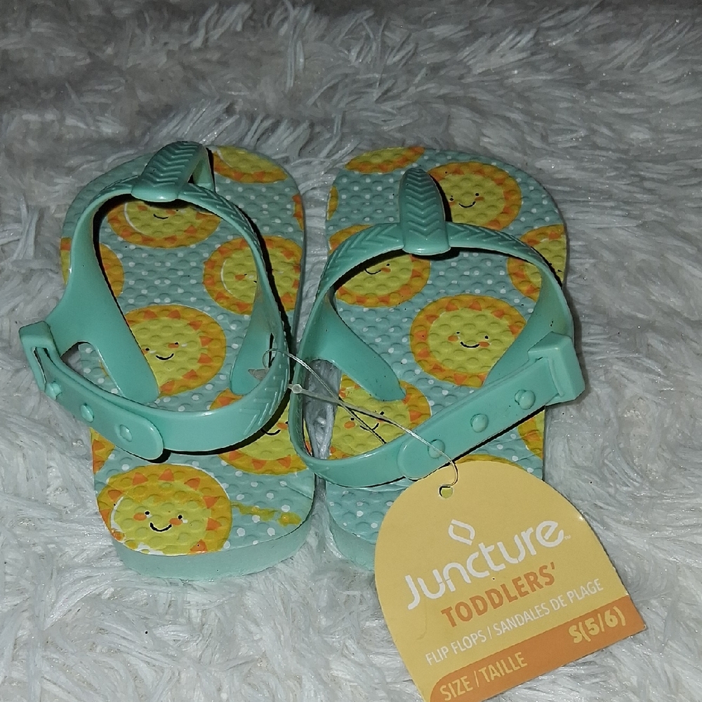 Juncture Toddler Flip Flops - Light Blue